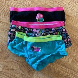 Circo Girls Underwear Briefs Size 6 Lot of 3 Pairs Multicolor Cotton